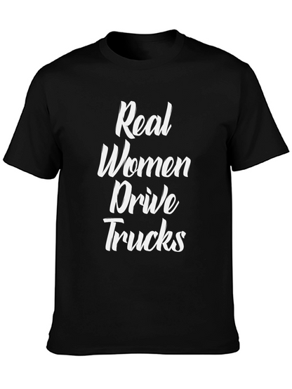 Real Women Drive Trucks Graphic Tee