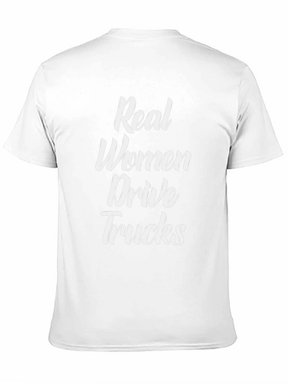 Real Women Drive Trucks Graphic Tee