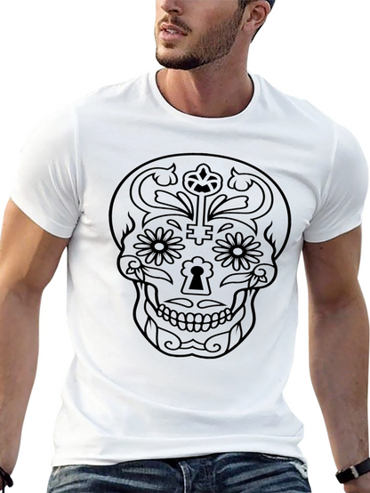 Skull Graphic T-Shirt - Black