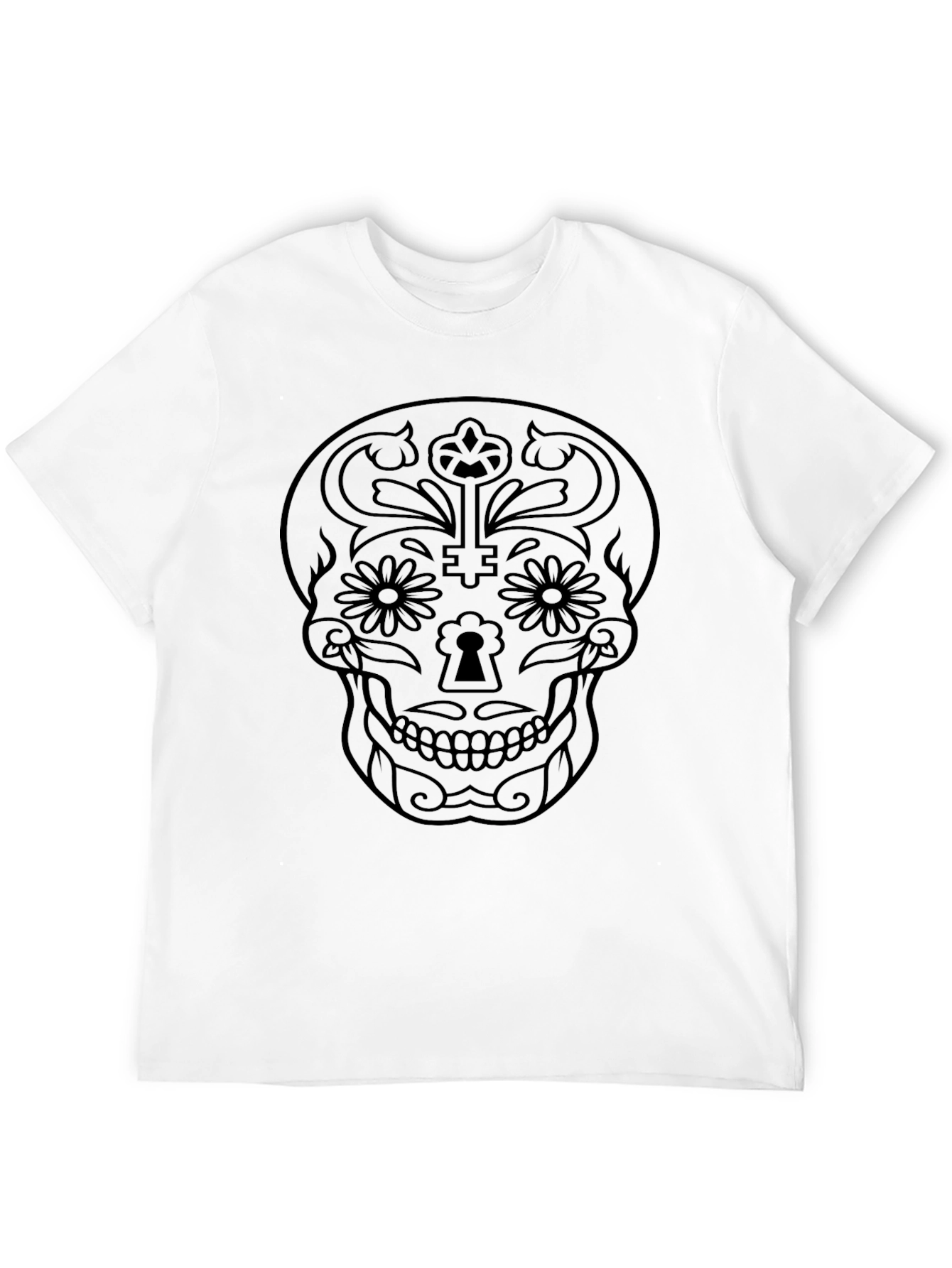 Skull Graphic T-Shirt - Black