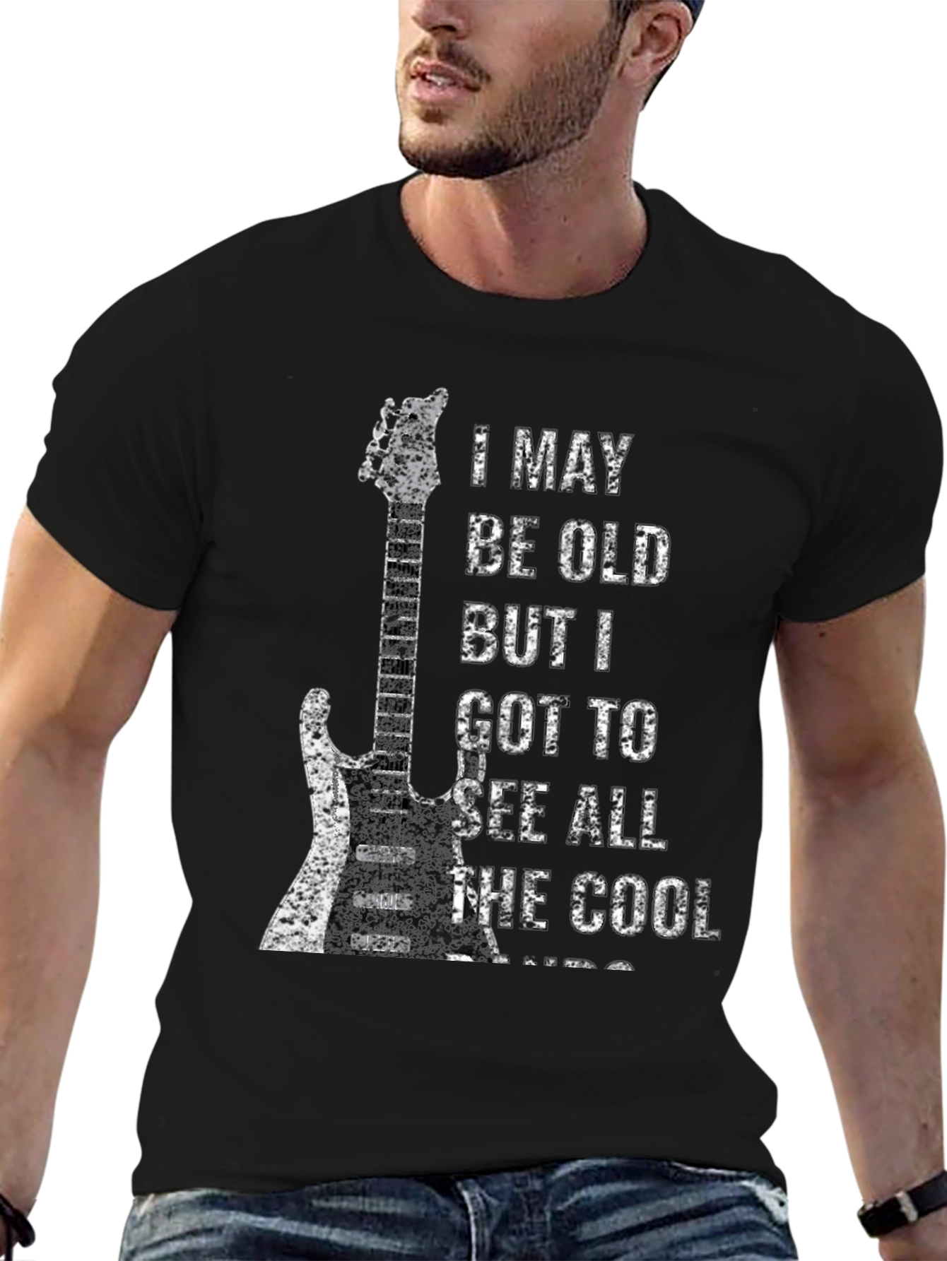 Cool Guitar Rocker T-Shirt: See All The Cool Bands!