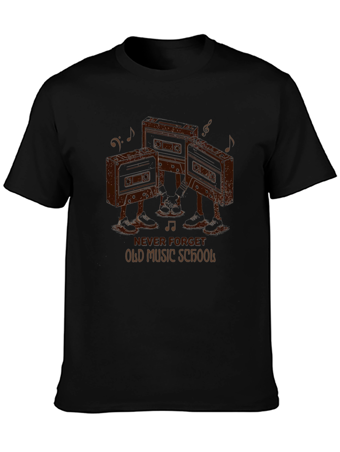 Retro Cassette Tape T-Shirt - Old Music School Tee