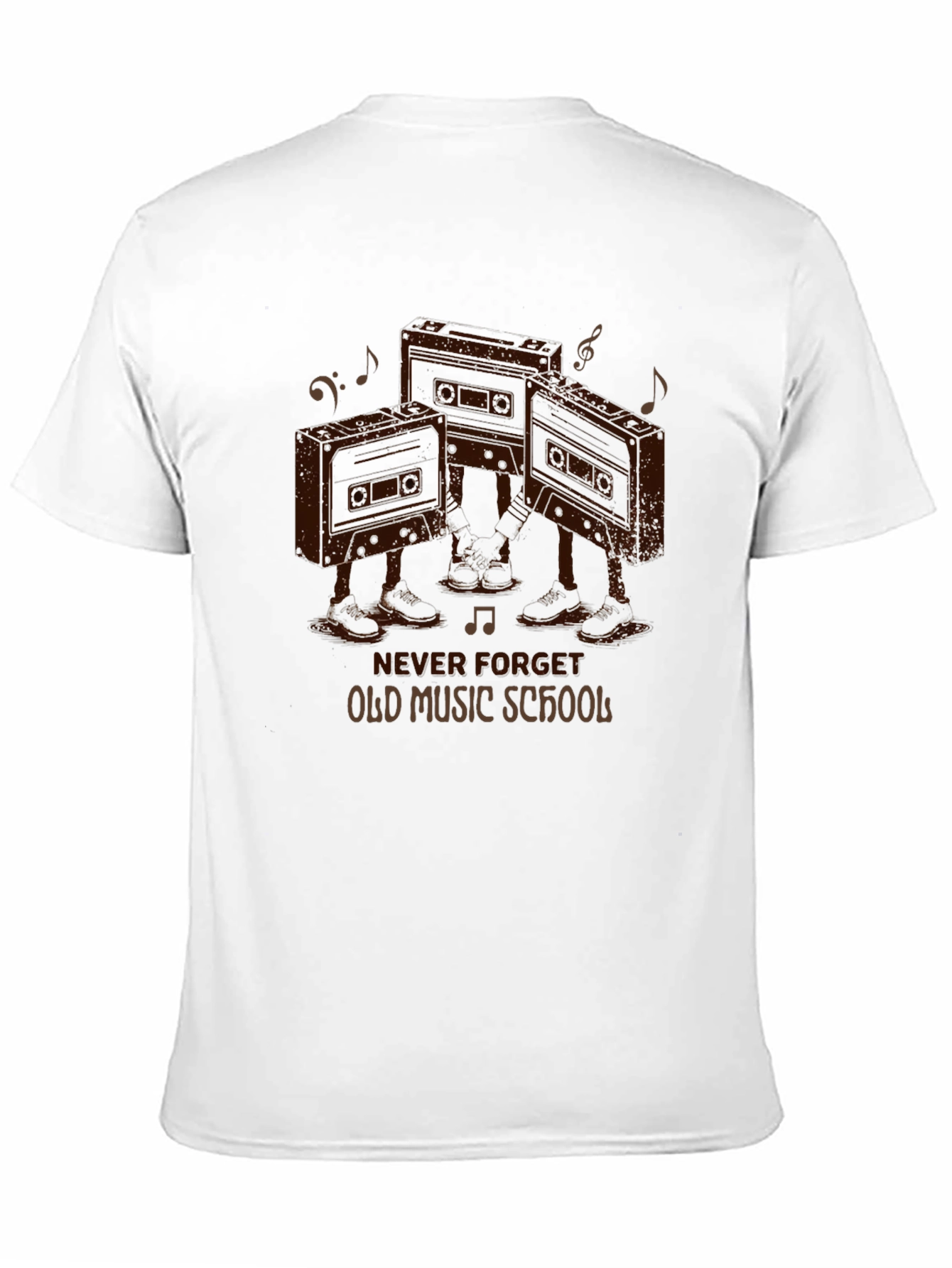 Retro Cassette Tape T-Shirt - Old Music School Tee