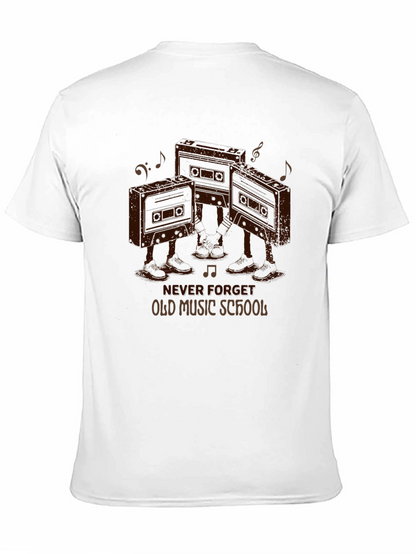 Retro Cassette Tape T-Shirt - Old Music School Tee
