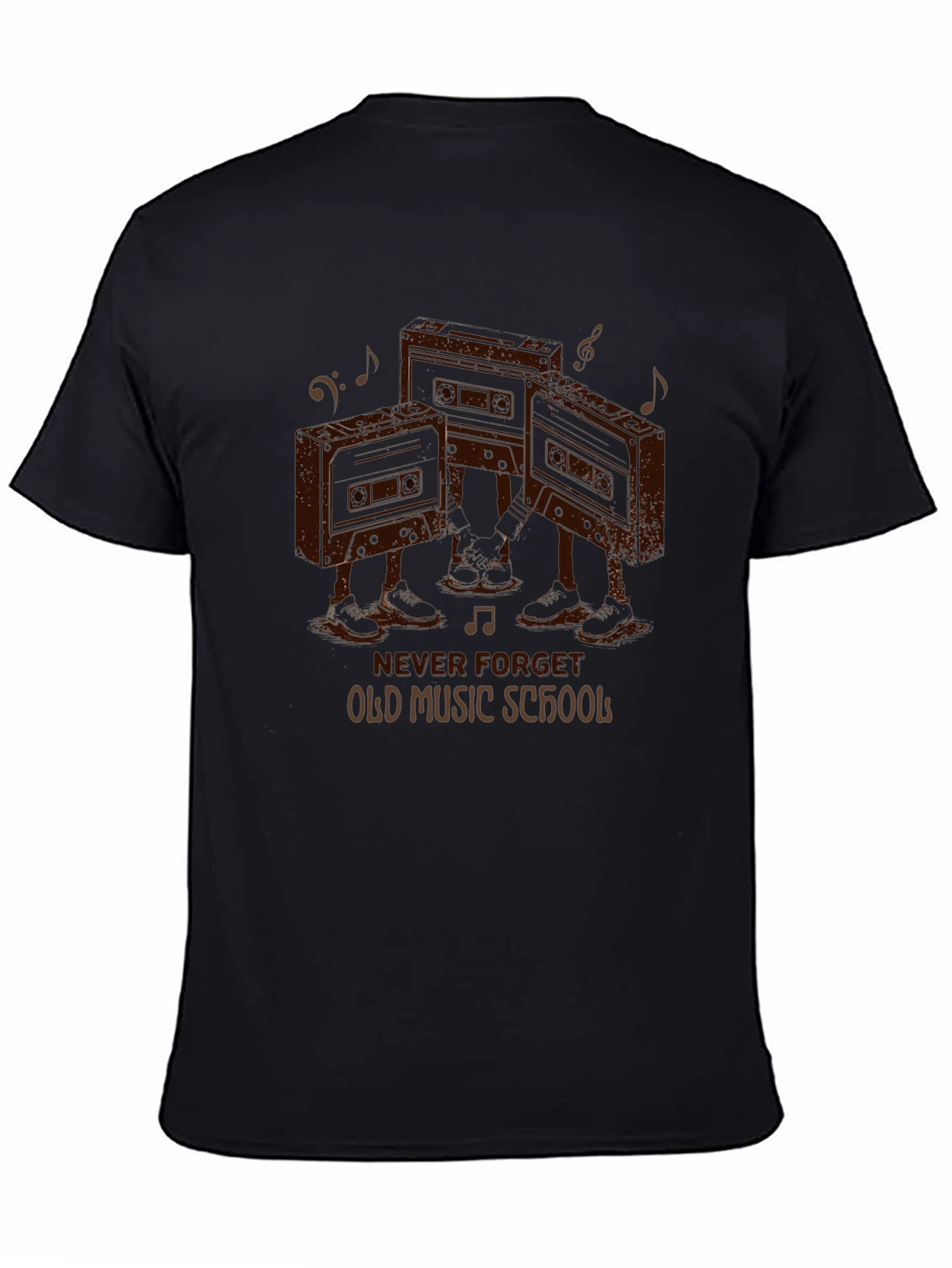 Retro Cassette Tape T-Shirt - Old Music School Tee