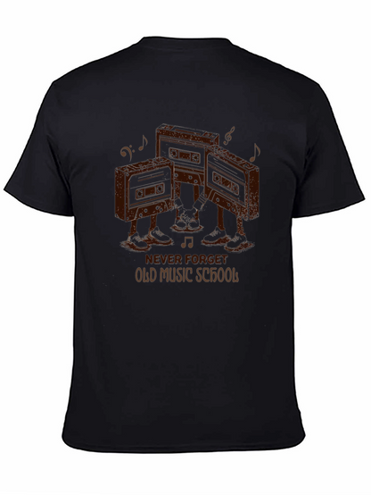 Retro Cassette Tape T-Shirt - Old Music School Tee