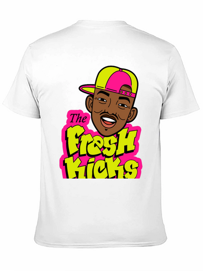 Fresh Kicks Black Graphic T-Shirt