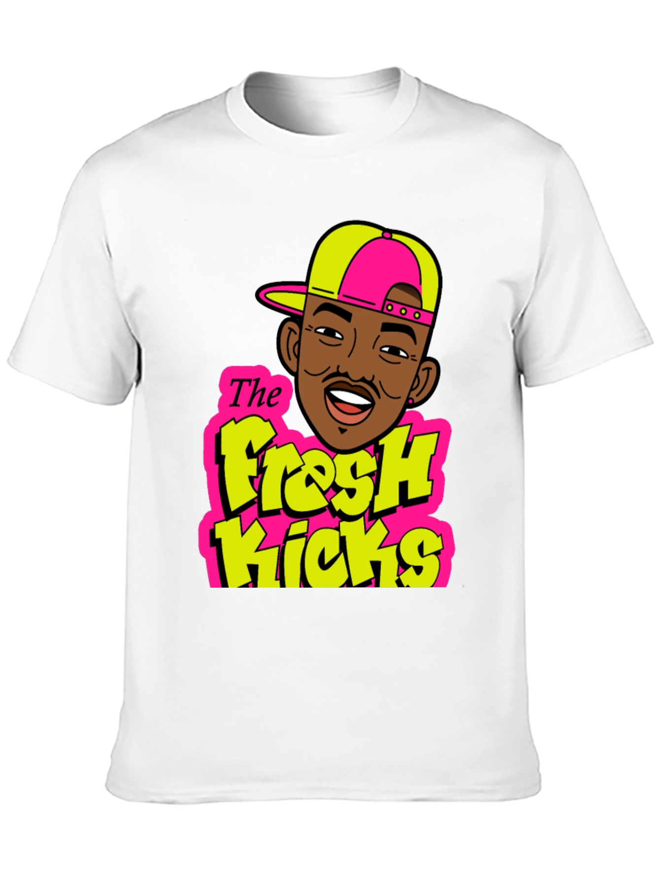 Fresh Kicks Black Graphic T-Shirt