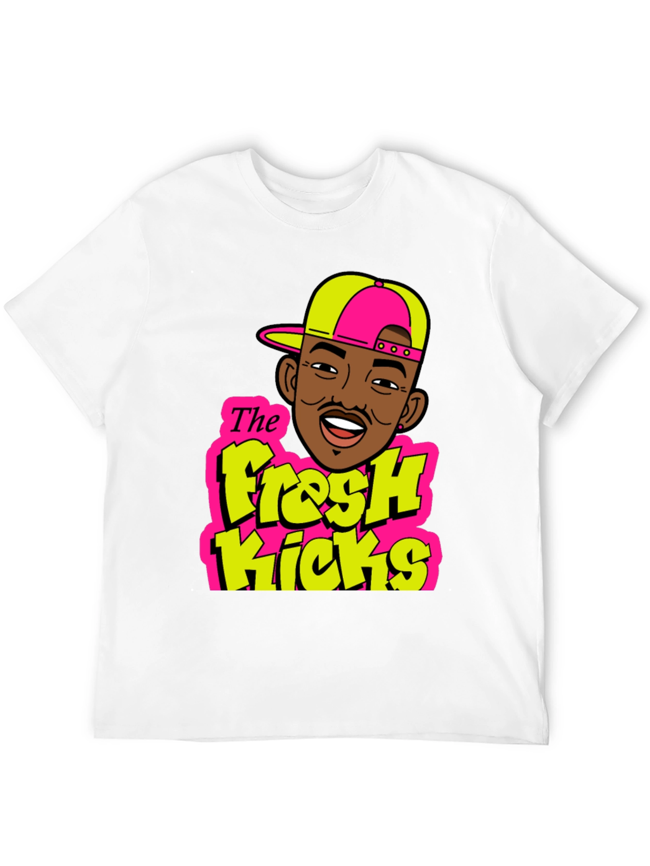Fresh Kicks Black Graphic T-Shirt