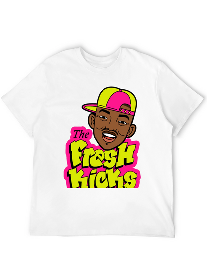 Fresh Kicks Black Graphic T-Shirt