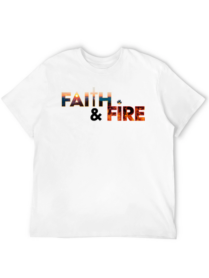 Faith & Fire Black Graphic Tee