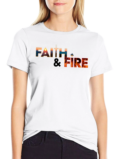 Faith & Fire Black Graphic Tee