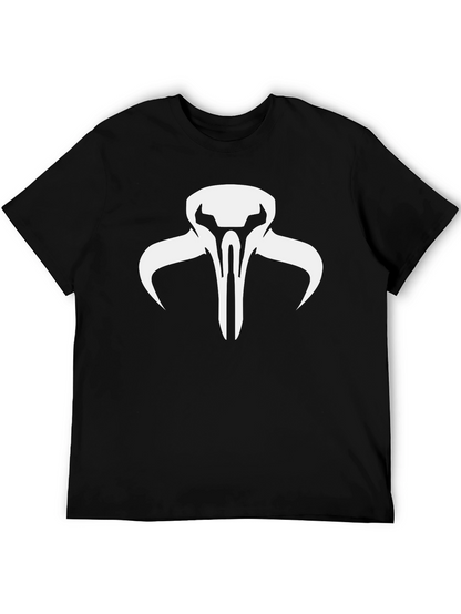 Boba Fett Mandalorian Skull Graphic T-Shirt