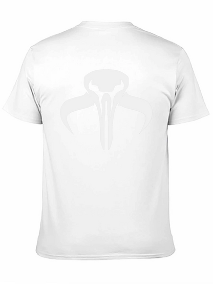Boba Fett Mandalorian Skull Graphic T-Shirt