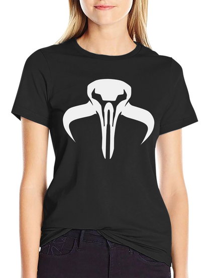 Boba Fett Mandalorian Skull Graphic T-Shirt
