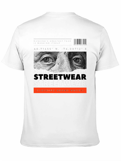 Streetwear Graphic Print Black T-Shirt