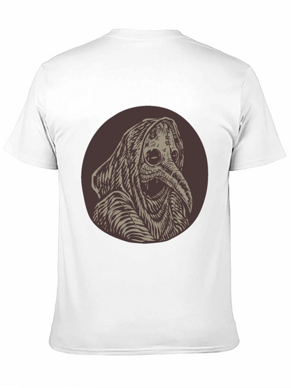 Plague Doctor Graphic Tee - Unique Creepy Design