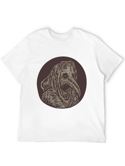 Plague Doctor Graphic Tee - Unique Creepy Design