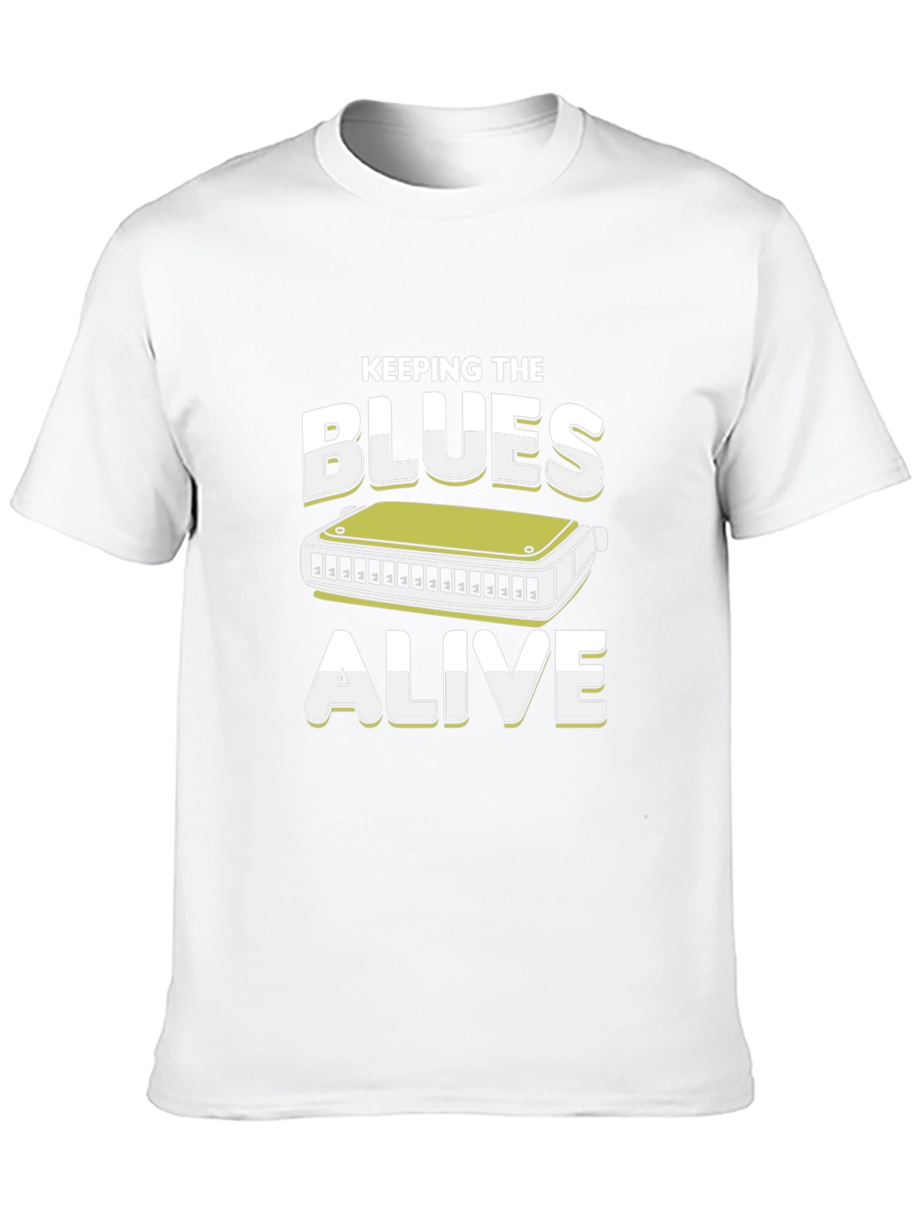 Keeping the Blues Alive T-Shirt Harmonica Tee