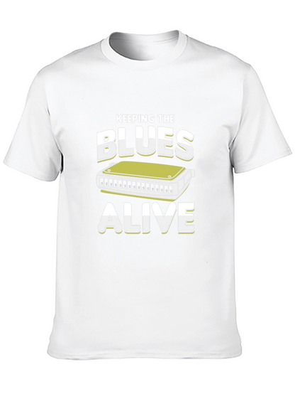 Keeping the Blues Alive T-Shirt Harmonica Tee
