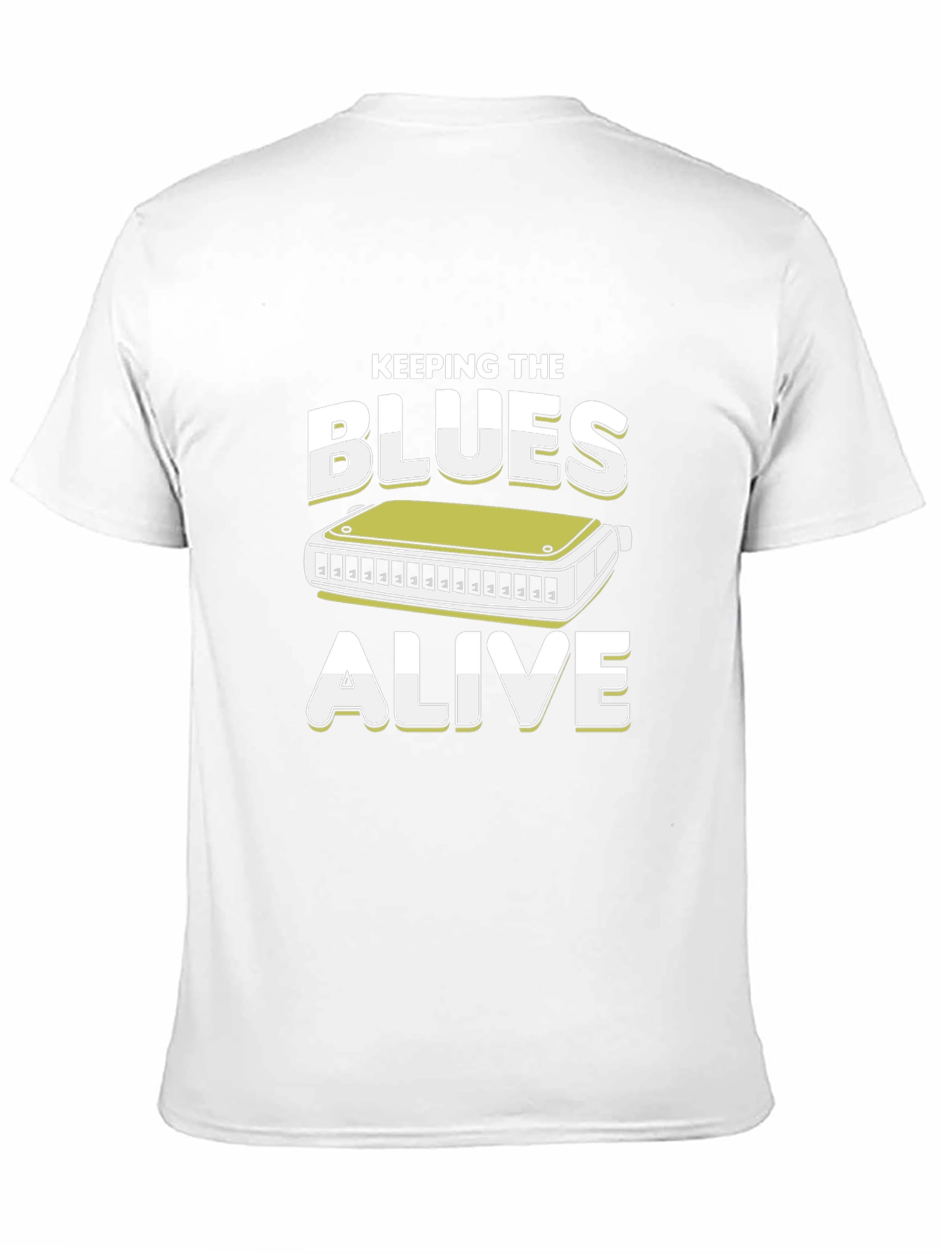 Keeping the Blues Alive T-Shirt Harmonica Tee