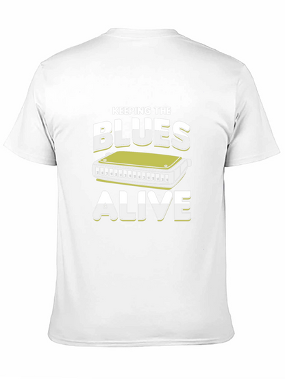 Keeping the Blues Alive T-Shirt Harmonica Tee
