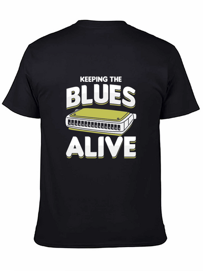 Keeping the Blues Alive T-Shirt Harmonica Tee