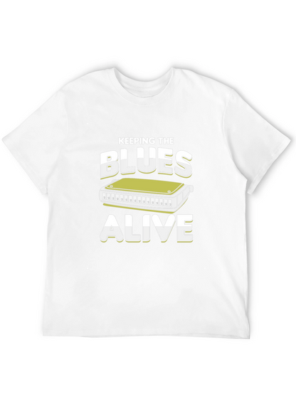 Keeping the Blues Alive T-Shirt Harmonica Tee