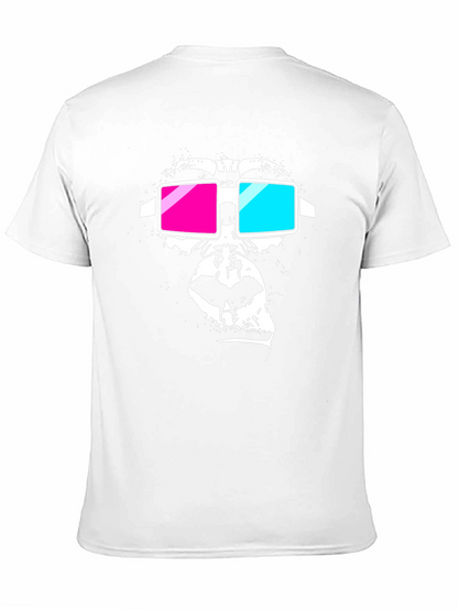 Gorilla 3D Glasses Graphic Tee - Black