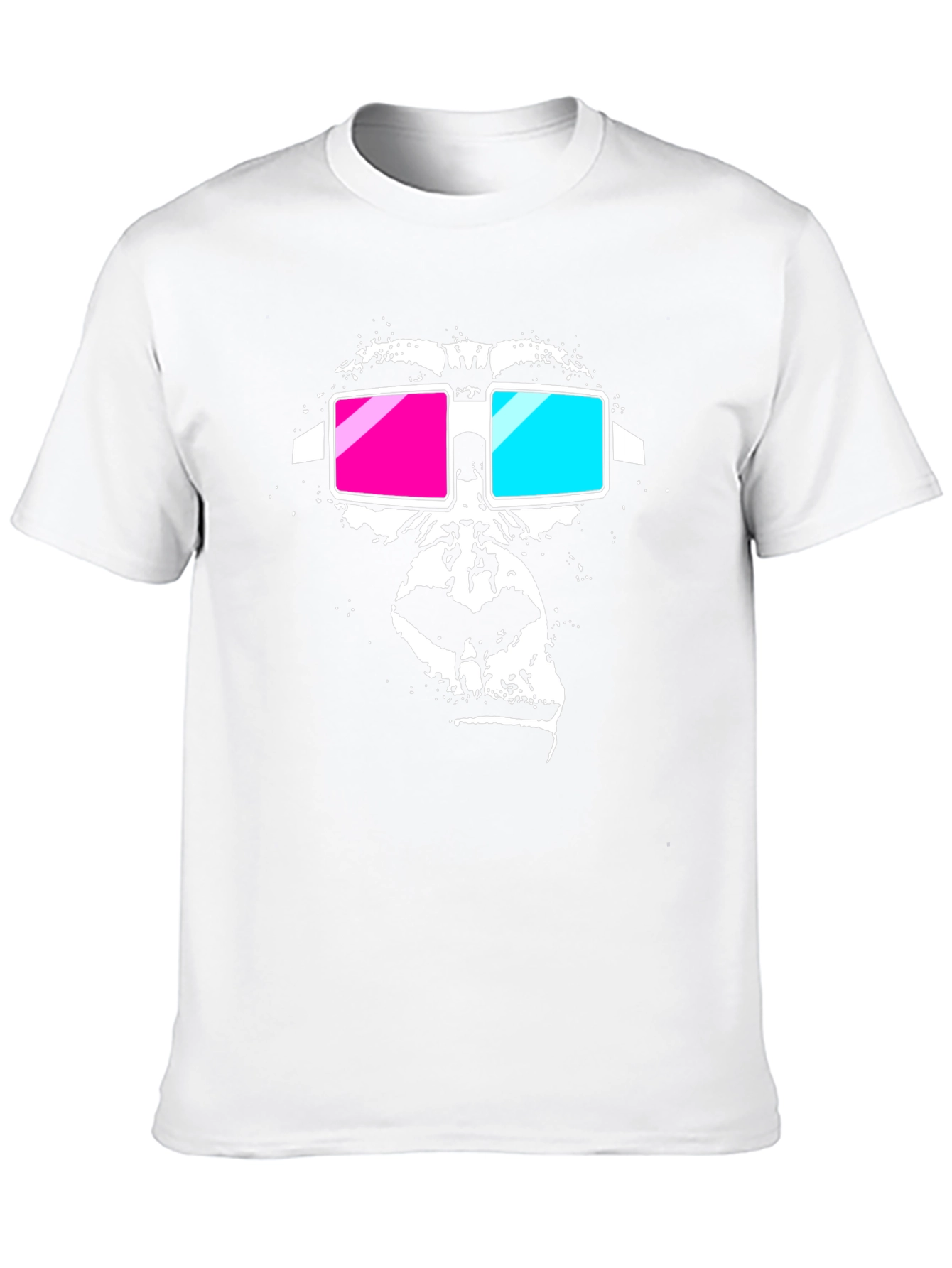 Gorilla 3D Glasses Graphic Tee - Black