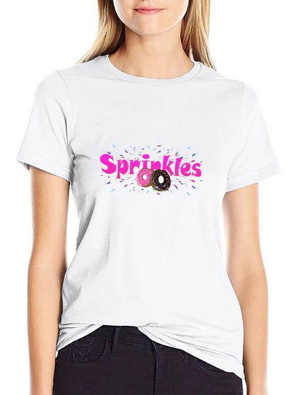 Sprinkles Donut T-Shirt - Sweet Treat Design