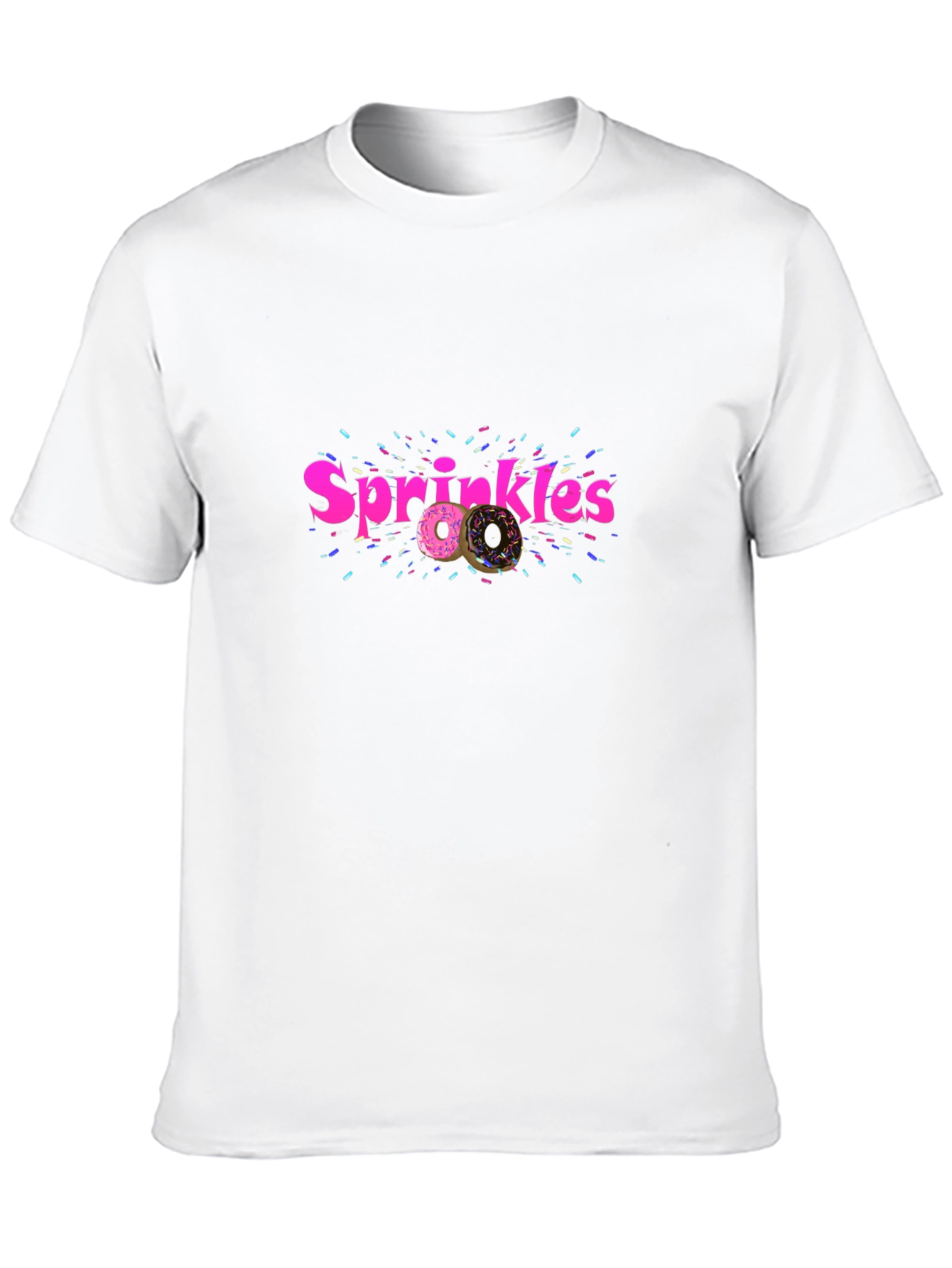 Sprinkles Donut T-Shirt - Sweet Treat Design