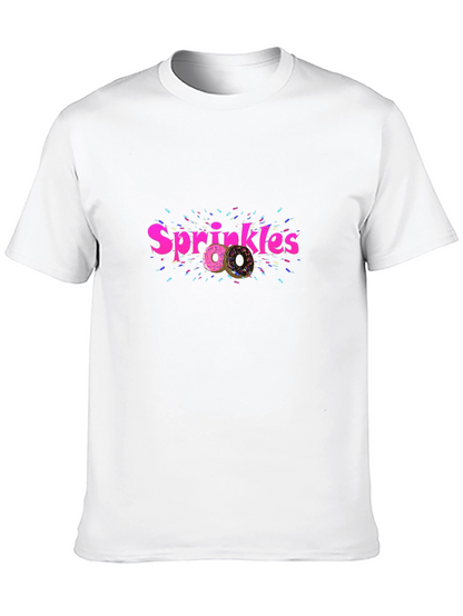 Sprinkles Donut T-Shirt - Sweet Treat Design