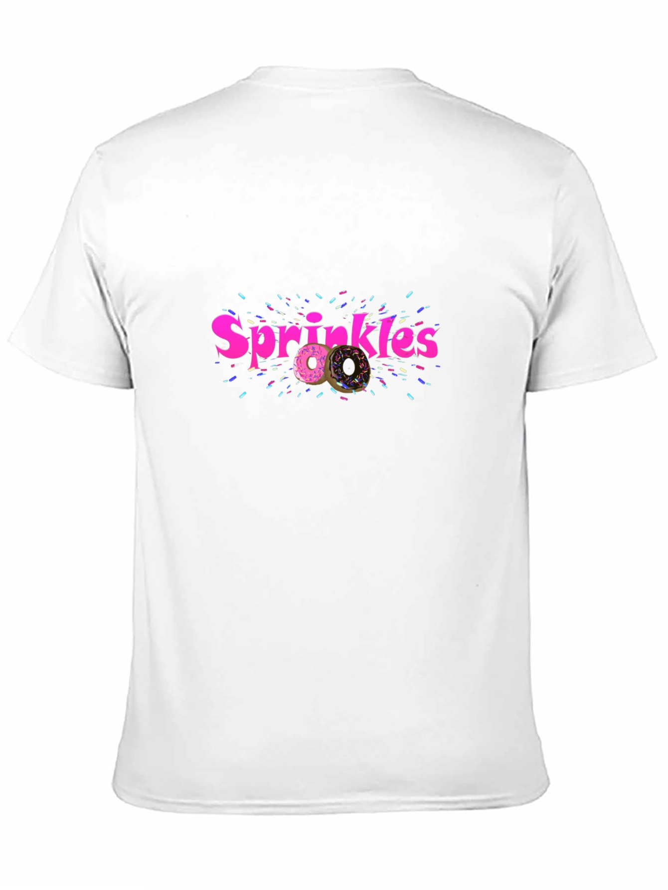 Sprinkles Donut T-Shirt - Sweet Treat Design