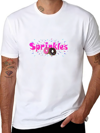Sprinkles Donut T-Shirt - Sweet Treat Design