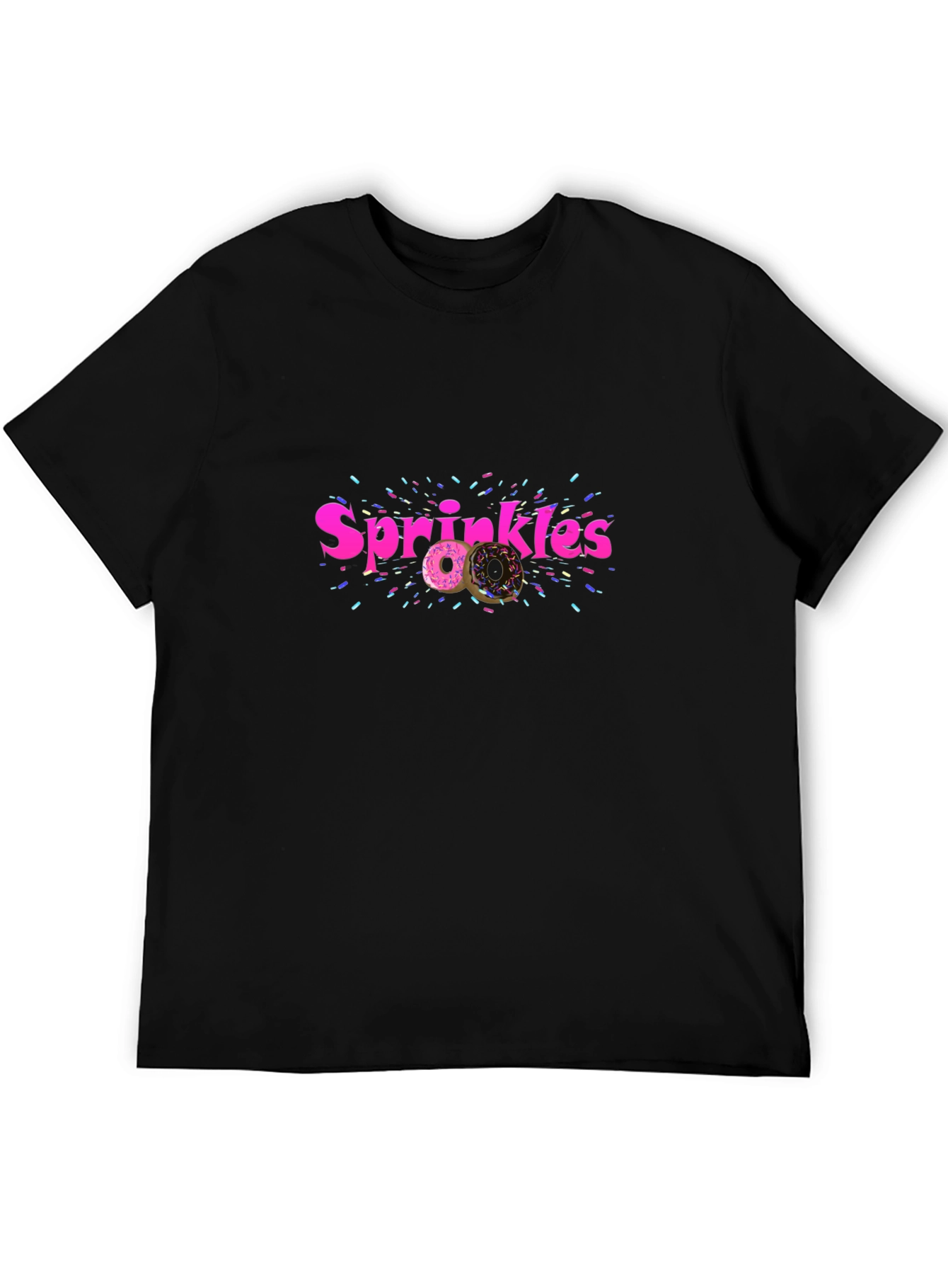 Sprinkles Donut T-Shirt - Sweet Treat Design