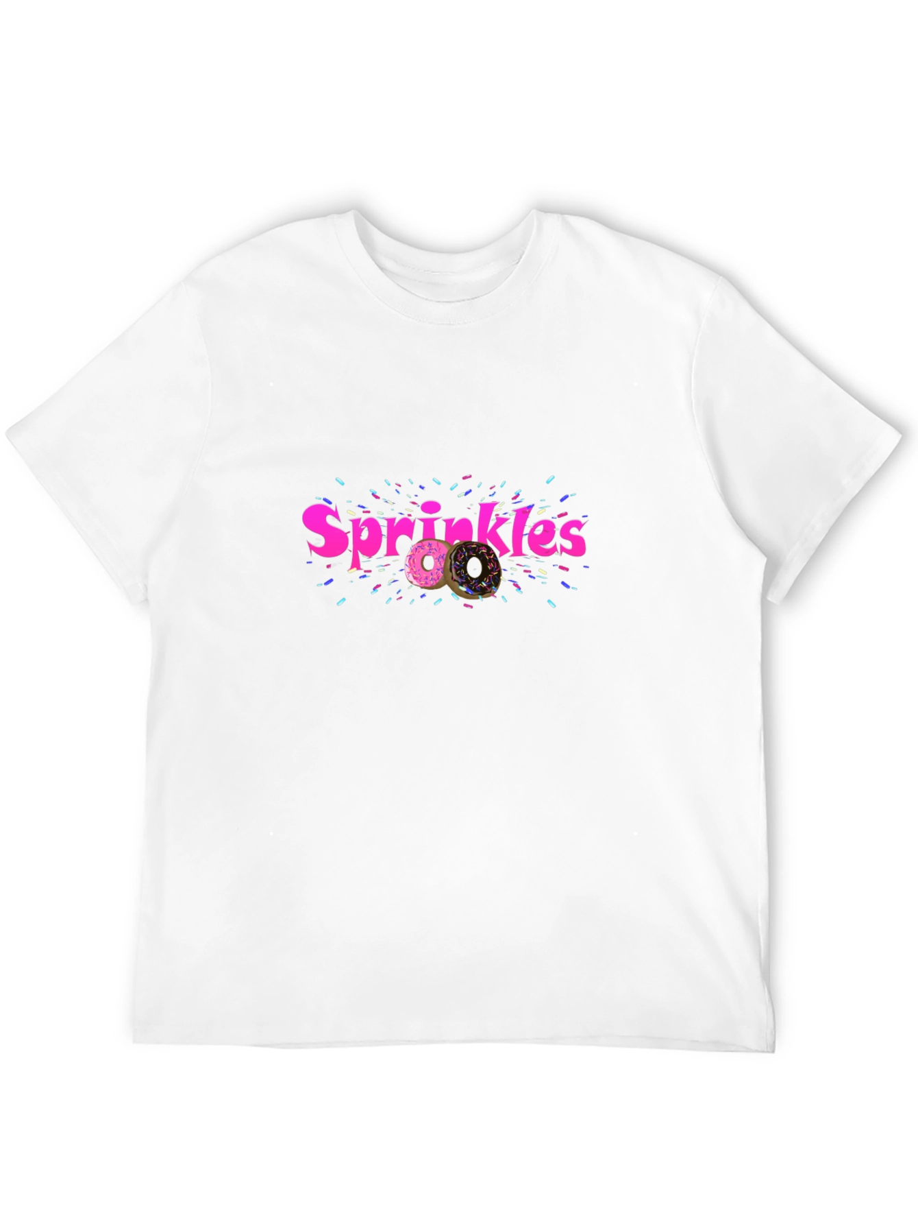 Sprinkles Donut T-Shirt - Sweet Treat Design