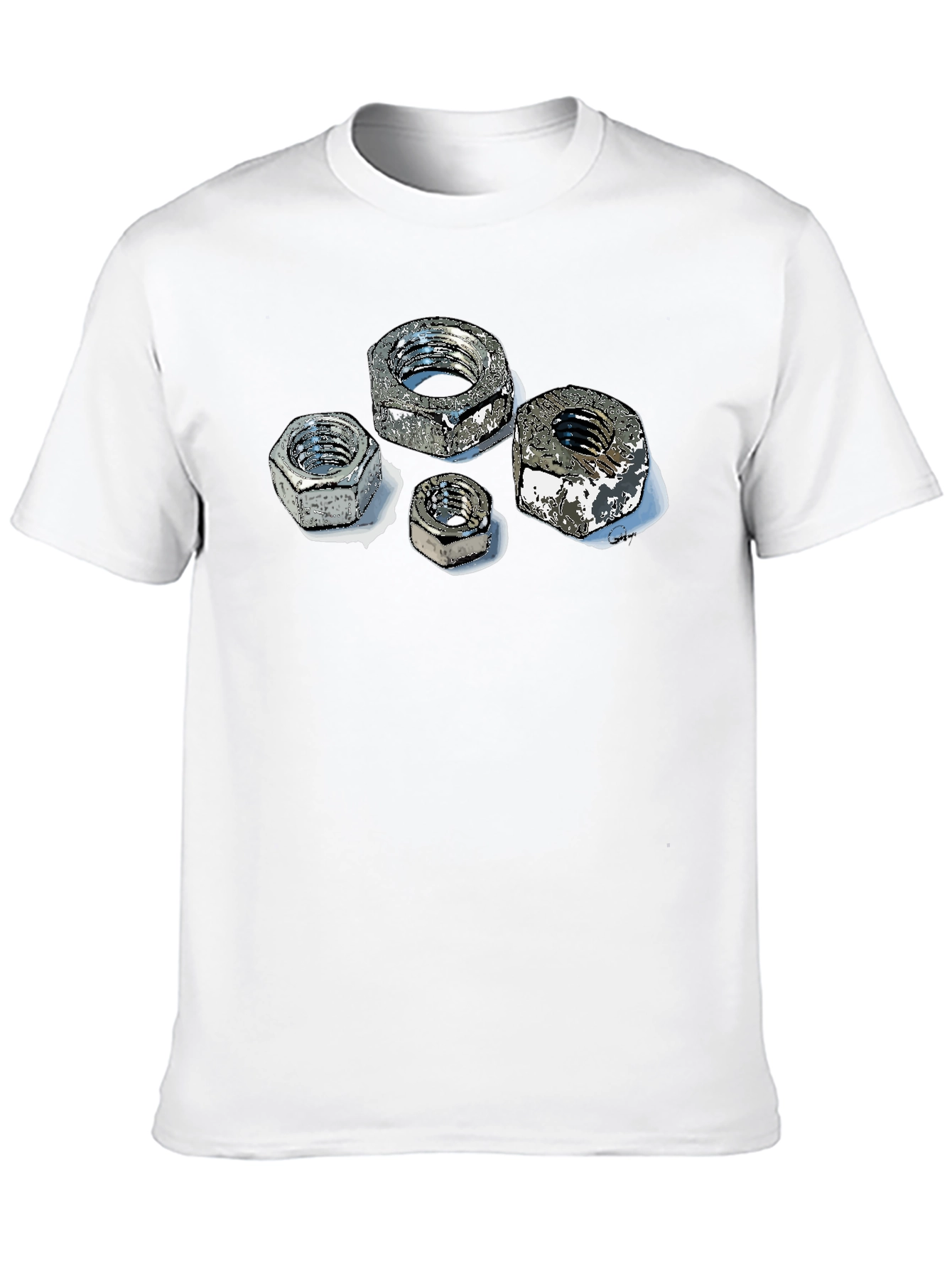 Nuts Graphic Black T-Shirt