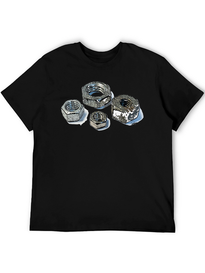 Nuts Graphic Black T-Shirt
