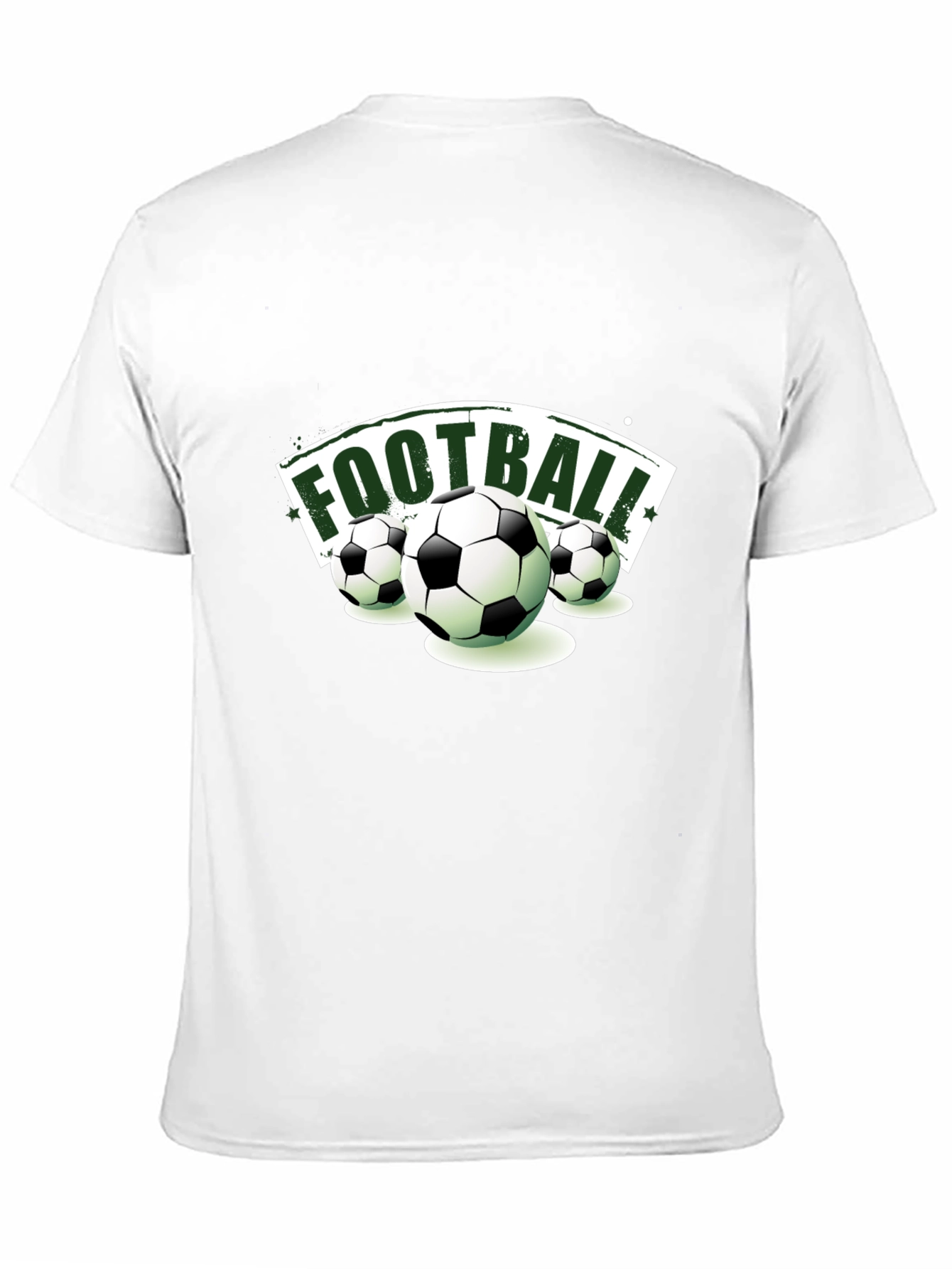 Football Graphic Tee | Sporty Black T-Shirt