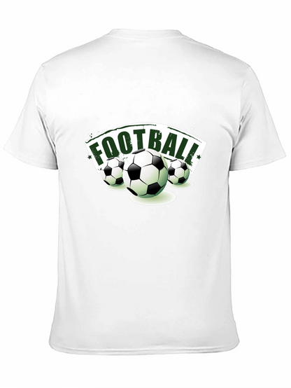Football Graphic Tee | Sporty Black T-Shirt