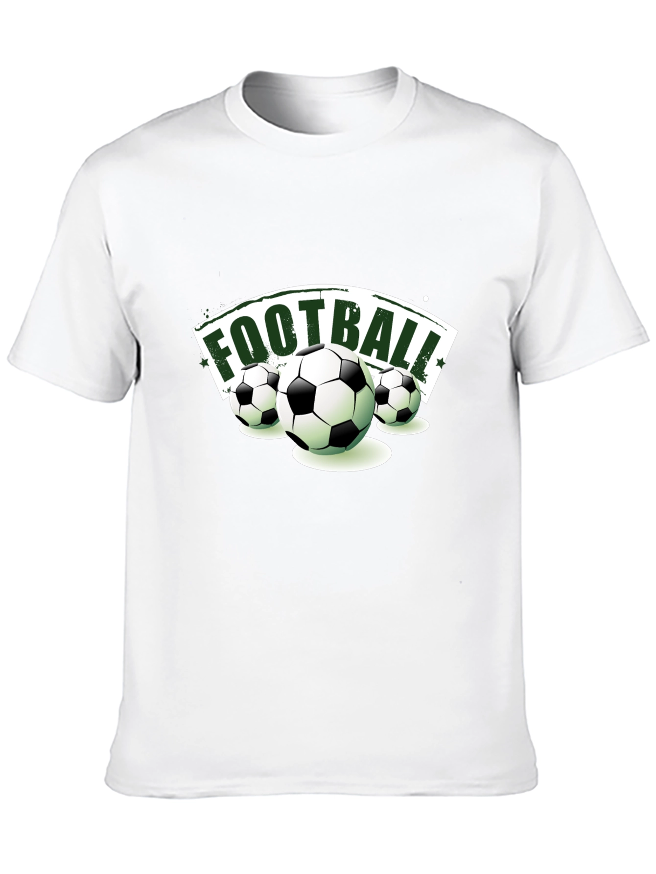 Football Graphic Tee | Sporty Black T-Shirt