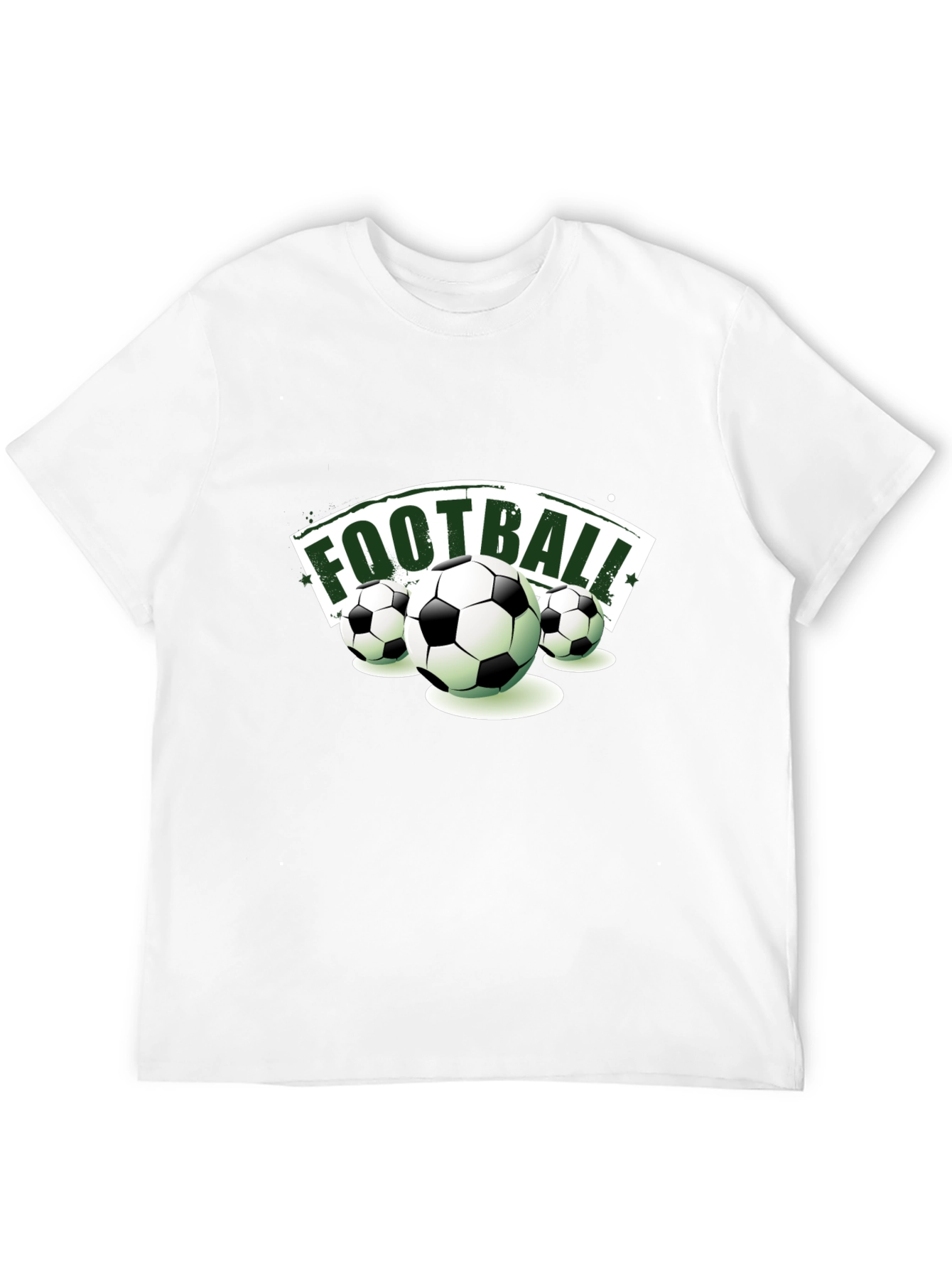 Football Graphic Tee | Sporty Black T-Shirt