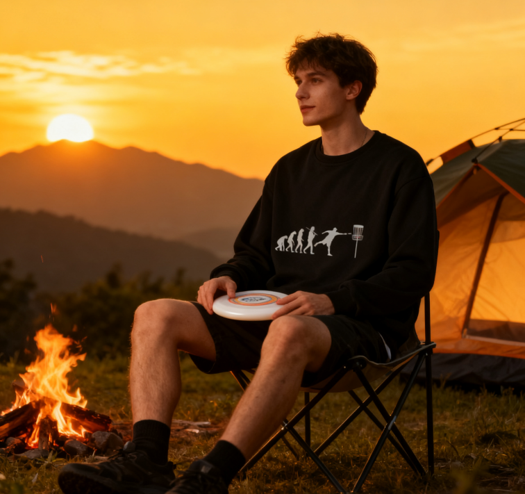 Playful Disc Golf "Evolution" Graphic Sweatshirt