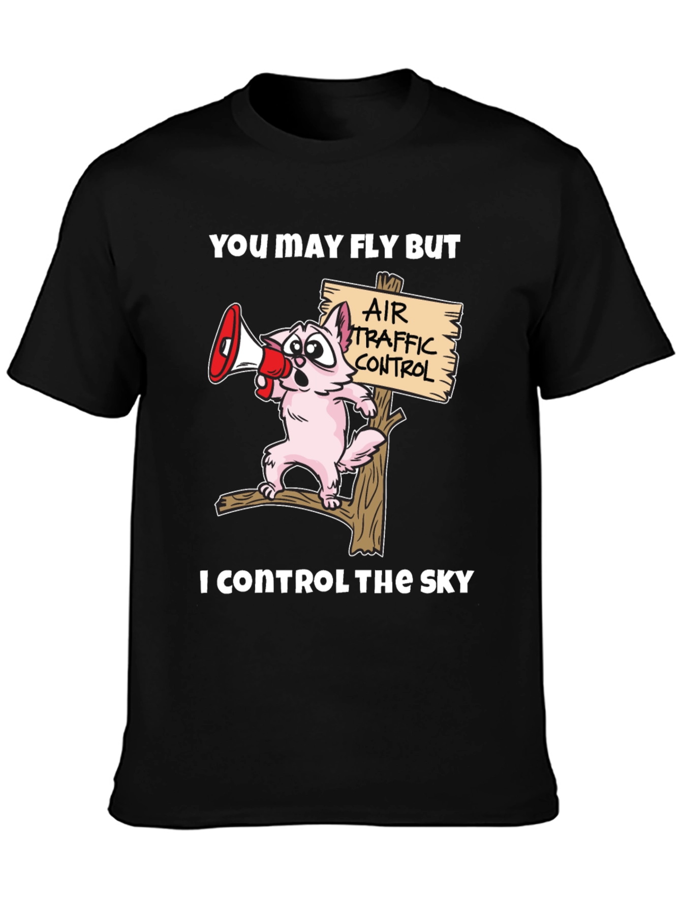 Air Traffic Controller Cat T-Shirt