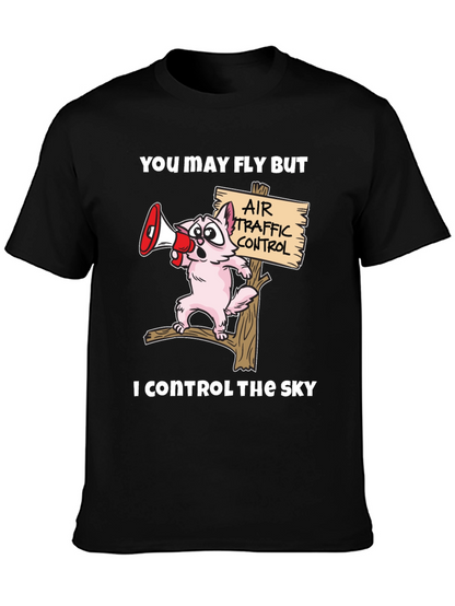 Air Traffic Controller Cat T-Shirt