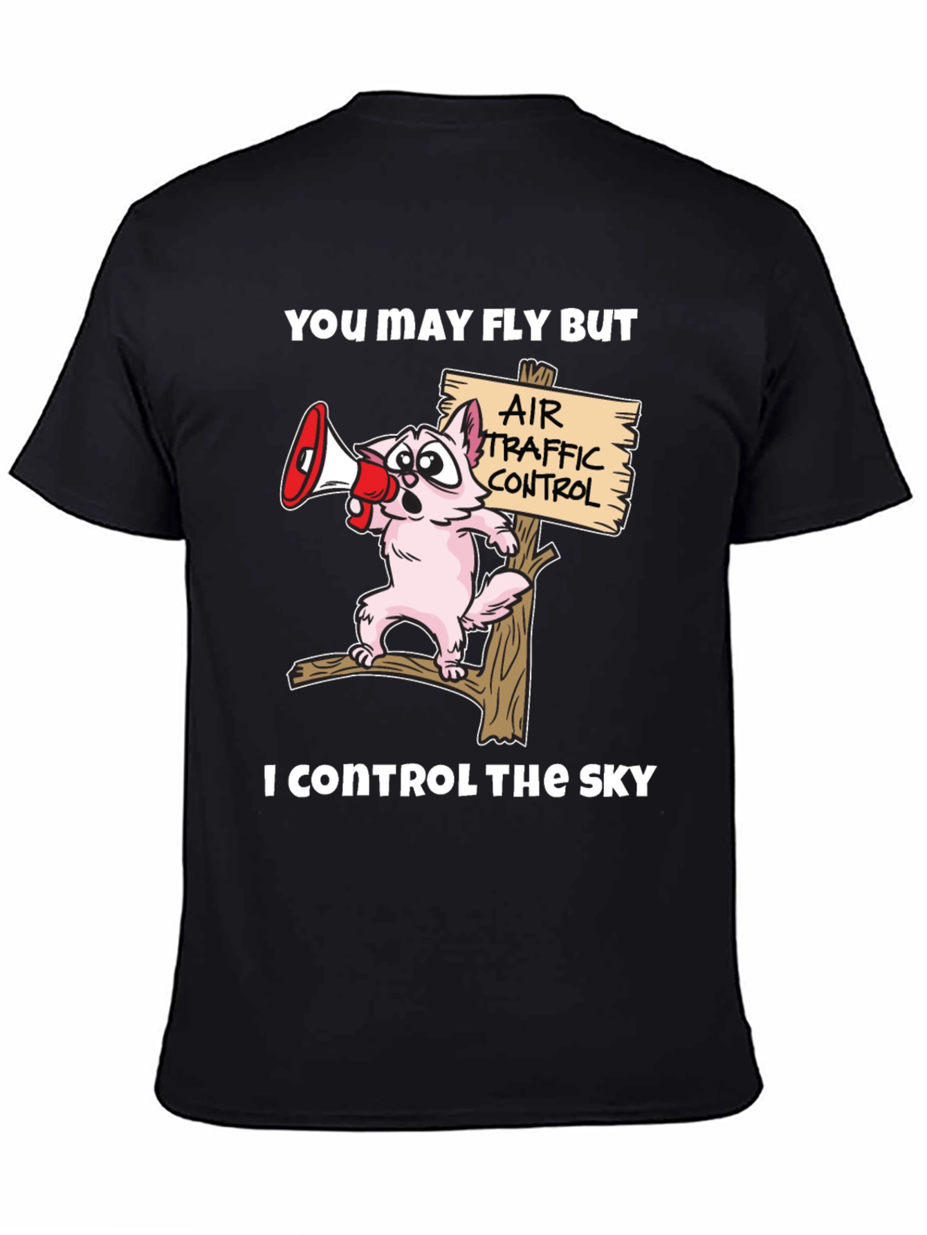 Air Traffic Controller Cat T-Shirt