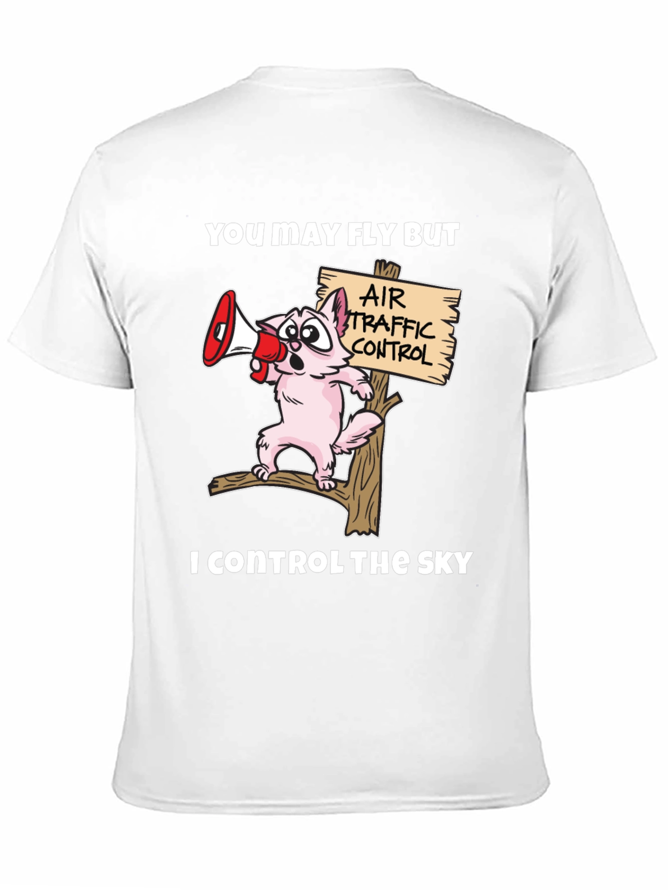 Air Traffic Controller Cat T-Shirt