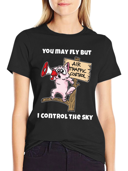 Air Traffic Controller Cat T-Shirt