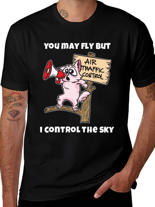 Air Traffic Controller Cat T-Shirt